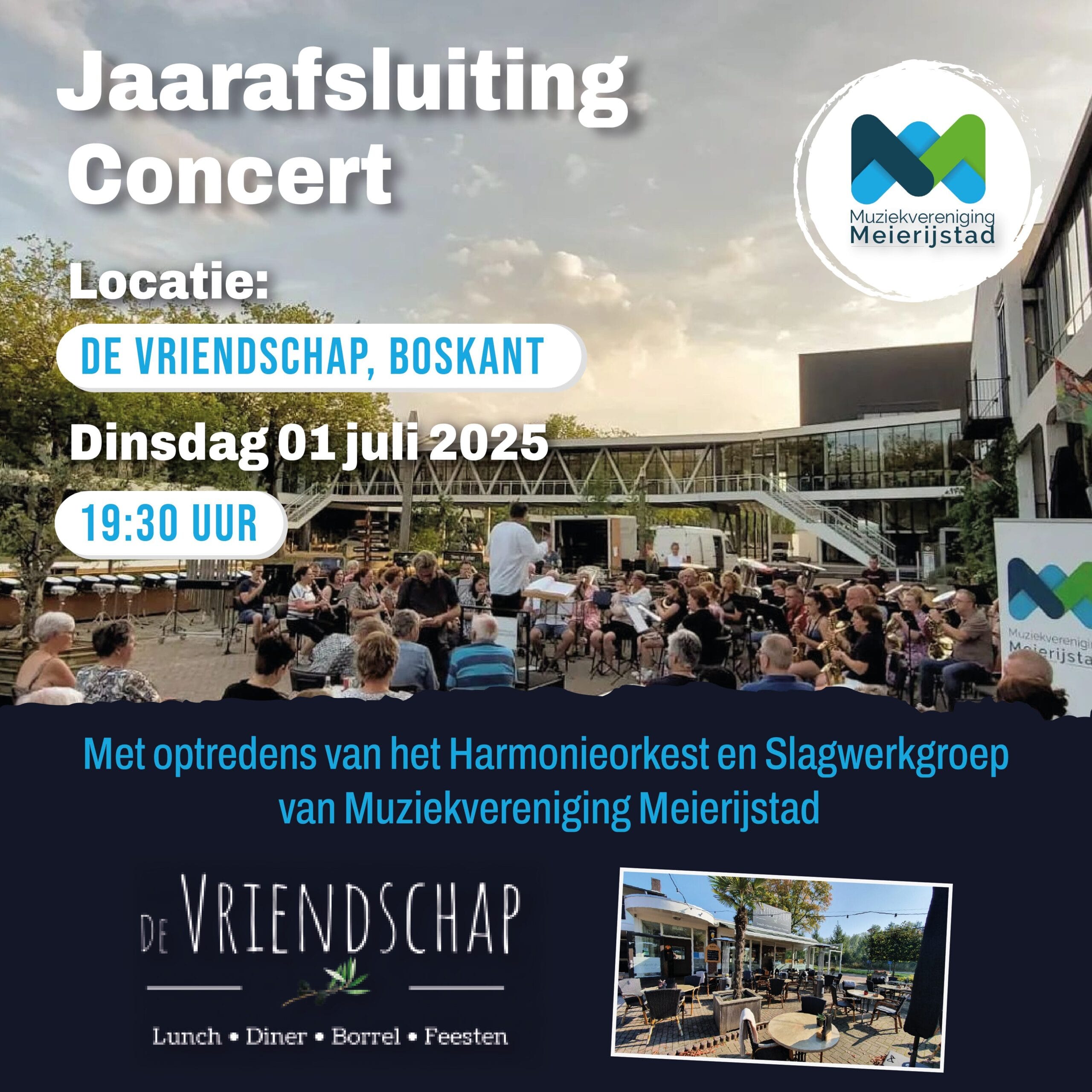 Featured image for “GEANNULEERD: Muzikale afsluiting voor de zomervakantie ”