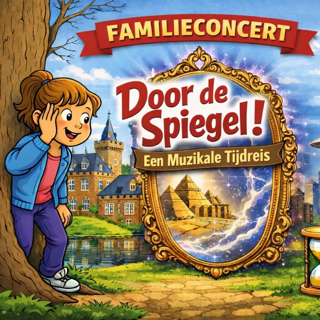 Featured image for “De Toontoppers geeft met Fanfare Nos Jungit Apollo een gezinsconcert: Door de Spiegel!”