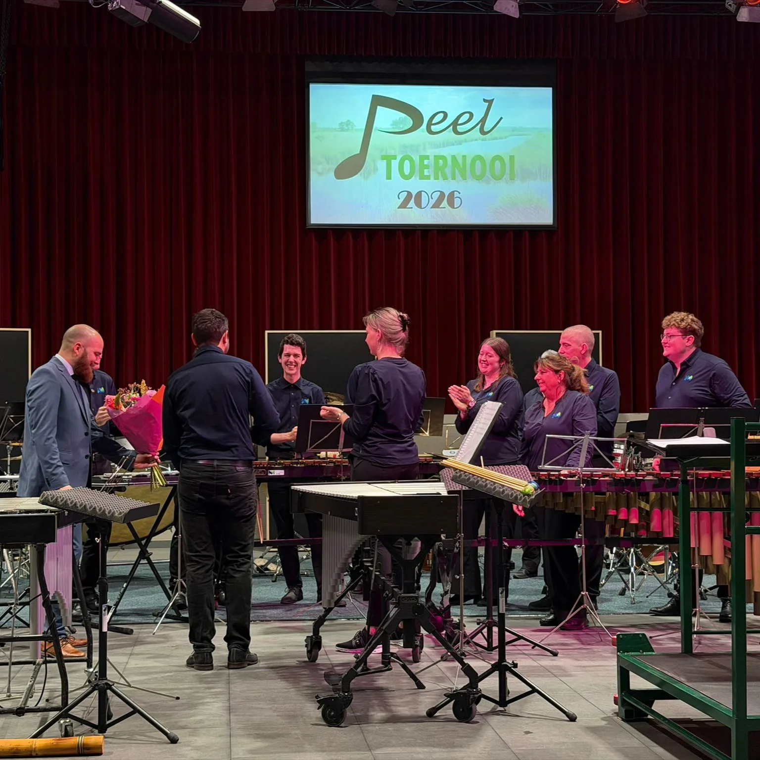 Featured image for “Slagwerkgroep Muziekvereniging Meierijstad scoort goed tot zeer goed op Peeltoernooi – laatste optreden onder leiding van Marcel van Wensen”
